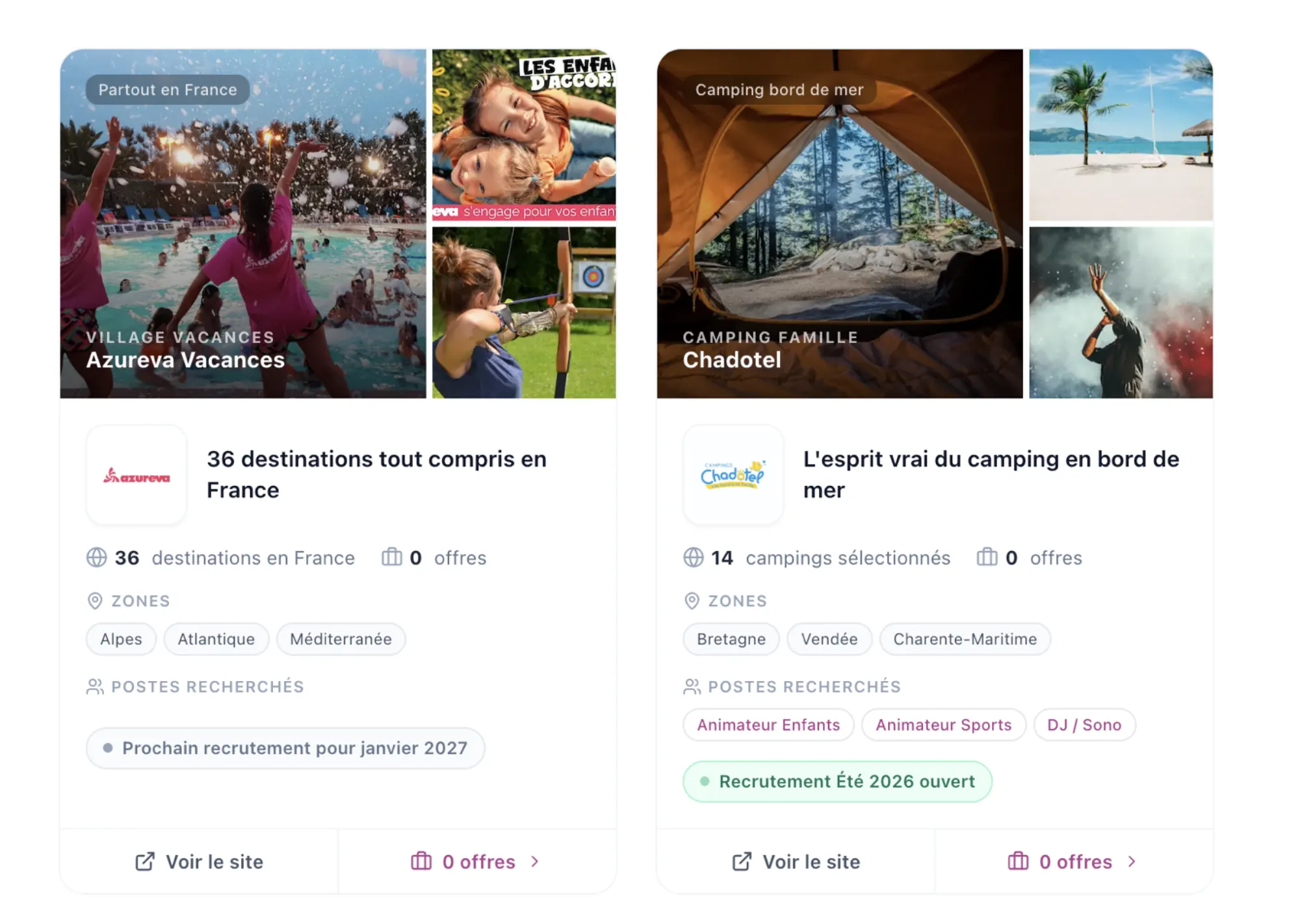 Capture d’écran de la plateforme Campus Animation, vue 12