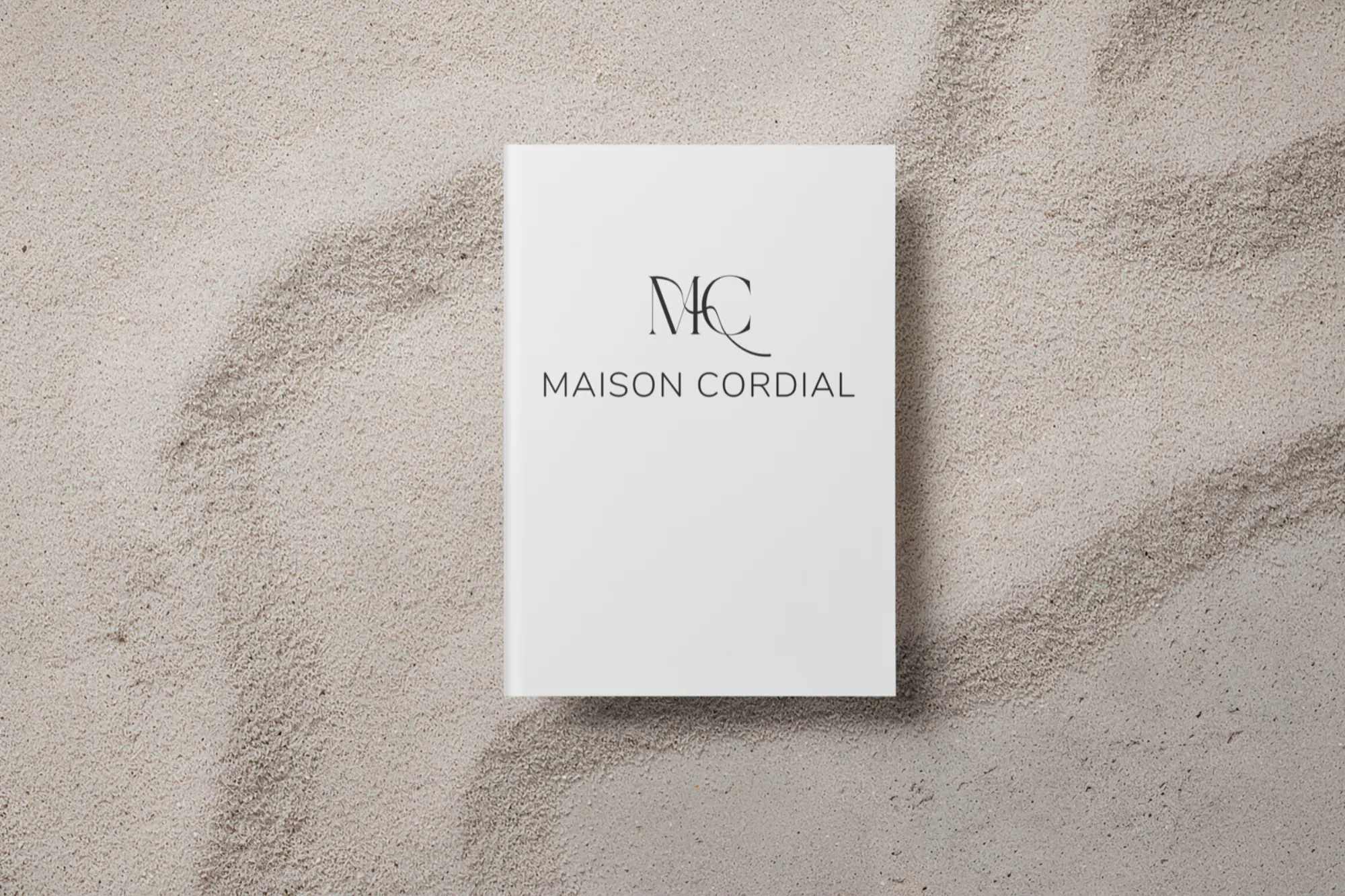 Couverture de la charte graphique de Maison Cordial